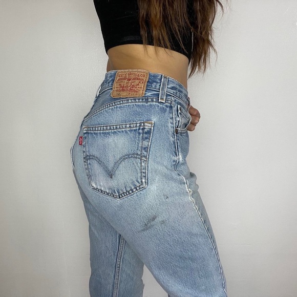 y2k Levi’s 501 light wash jeans - Picture 2 of 4